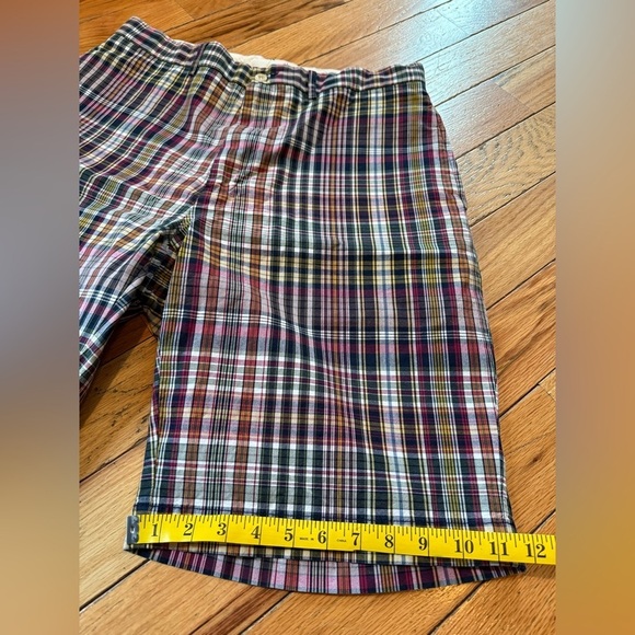 POLO RALPH LAUREN Madras Multicolor Plaid Shorts Men's Size 36 100% Cotton Golf - Picture 12 of 14